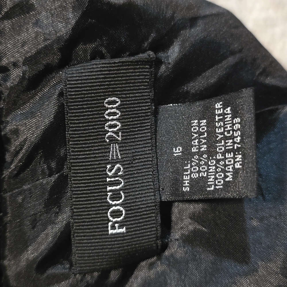 Focus 2000 Black Velvet Blazer Evening Jacket - Picture 3 of 8